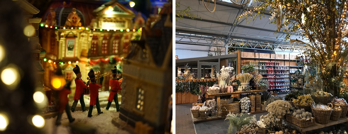 Tuincentrum Kerstshow 2022 GroenRijk Tilburg Kerstversiering Kerstbomen Lemax