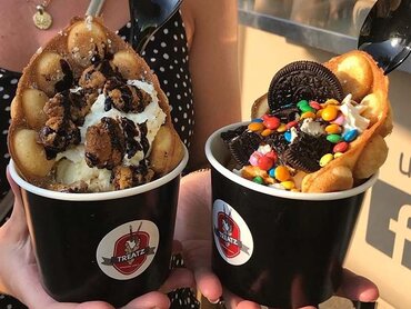 Foodtruck Treatz met verse Bubble Waffles