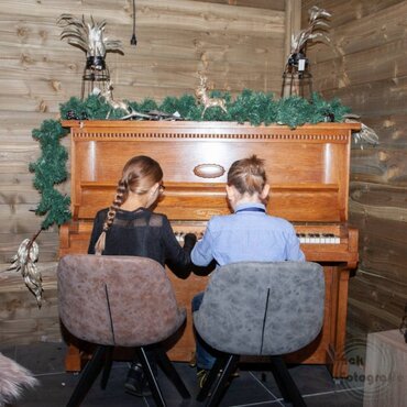 Kerst fotografe aanwezig