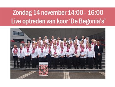 Live optreden van koor De Begonia's - 14:00 - 16:00